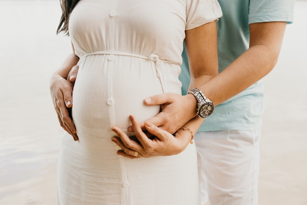 gravid kvinna med foglossning