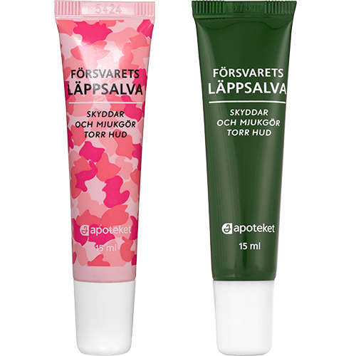 Bild på Försvarets läppsalva och försvarets läppsalva rosa 15ml (2-pack)