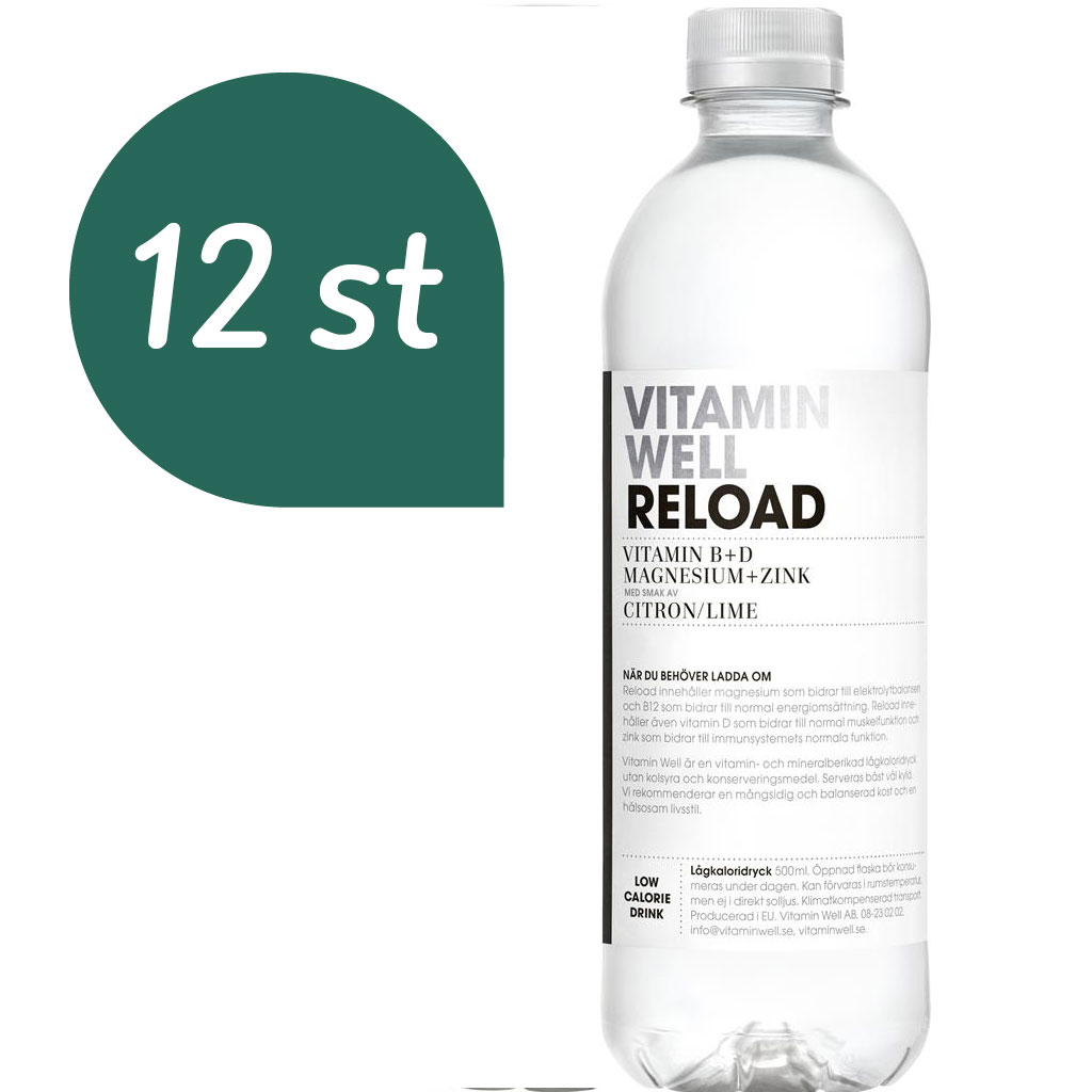 Bild på Vitamin Well Reload 500 ml 12-pack