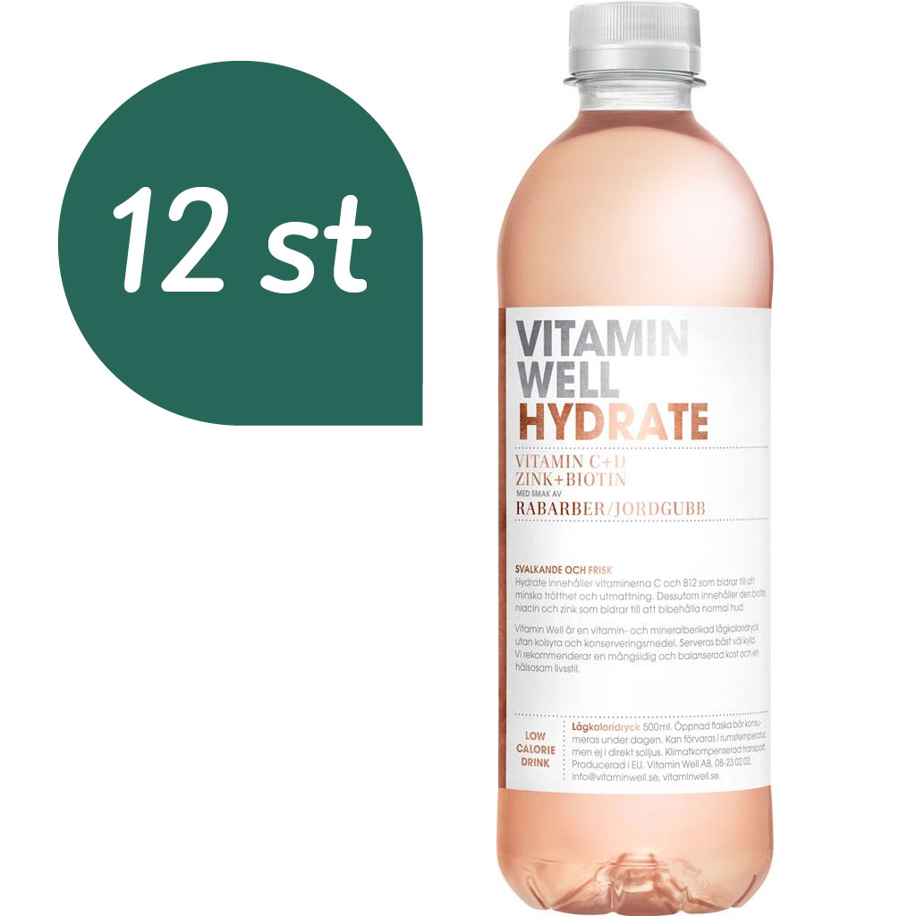 Bild på Vitamin Well Hydrate 500 ml 12-pack