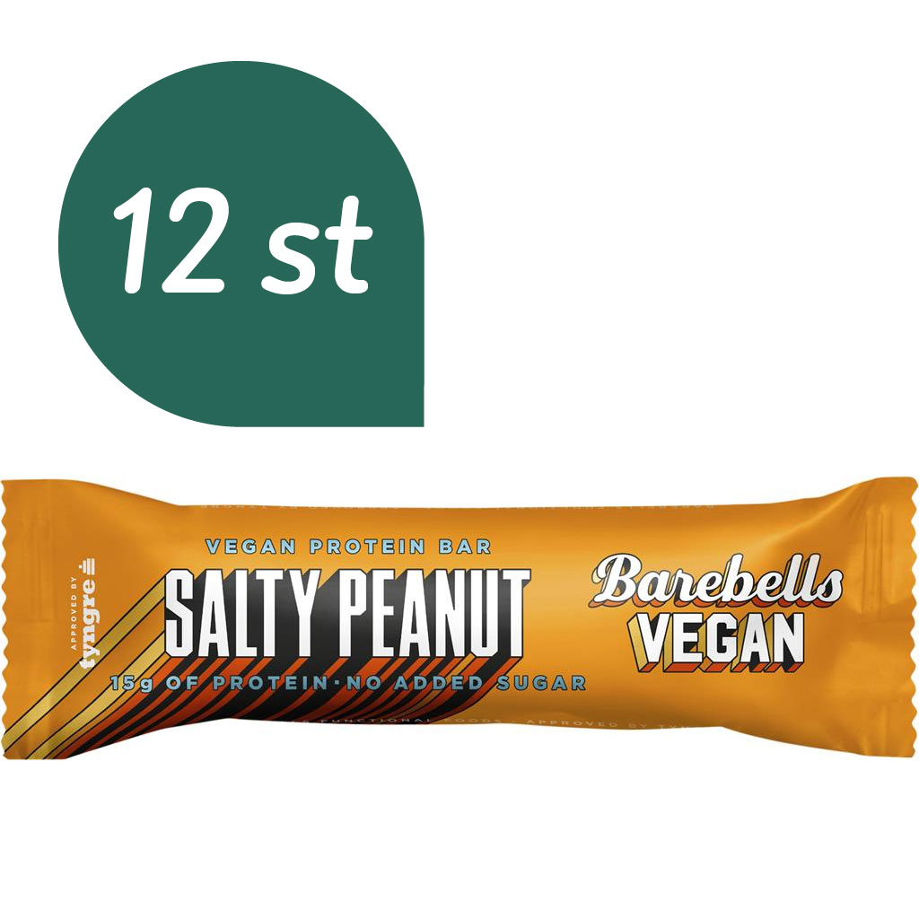 K p Barebells Vegan Protein Bar Salty Peanut 55 G 12 pack Apoteket se K p Barebells Vegan Protein Bar Salty Peanut 55 G 12 pack Apoteket se