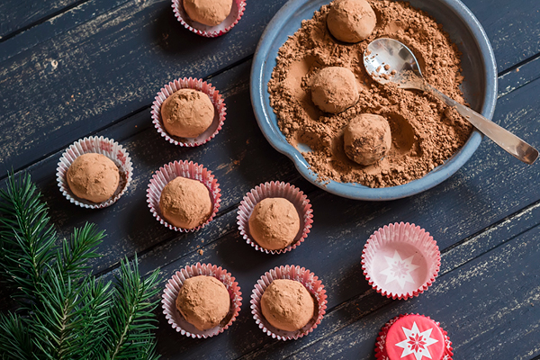 Chokladtryffel med lakrits