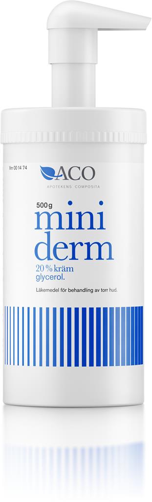Bild på Miniderm, kräm 20 % (med pump), 500 g