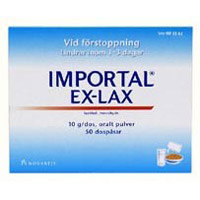 Bild på Importal Ex-Lax, oralt pulver i dospåse 10 g Navamedic AB, 50 st
