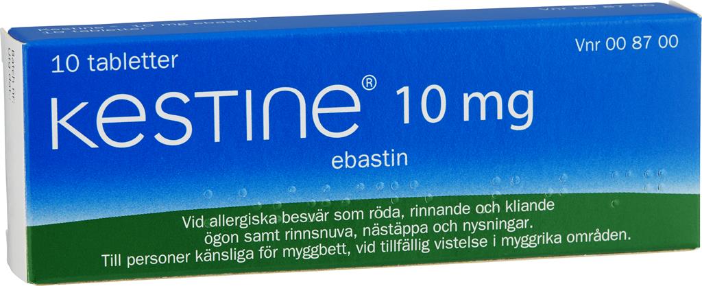 Bild på Kestine, filmdragerad tablett 10 mg, 10 st