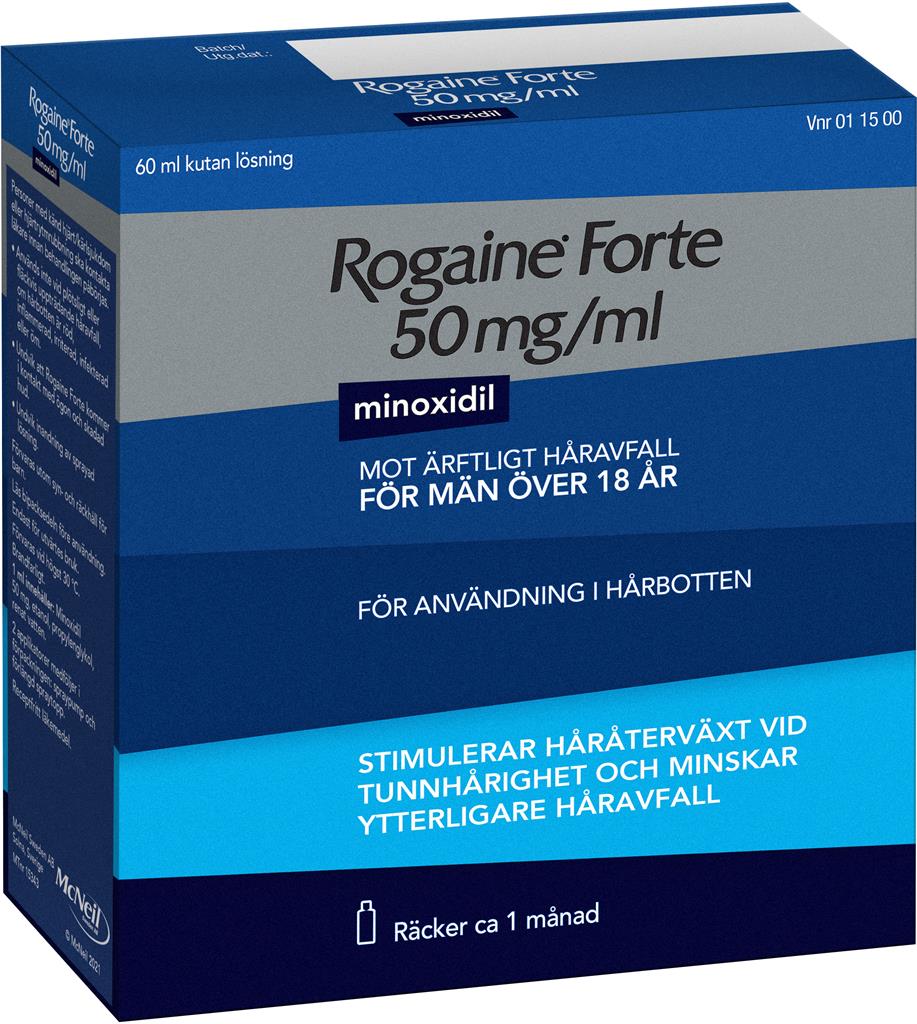 Bild på Rogaine forte, kutan lösning 50 mg/ml, 60 ml