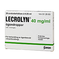 Bild på Lecrolyn, ögondroppar, lösning i endosbehållare 40 mg/ml, 60 X 1 doser