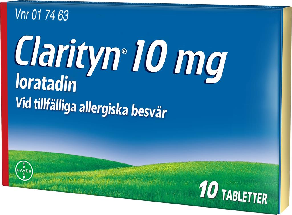 Bild på Clarityn, tablett 10 mg Bayer AB, 10 st
