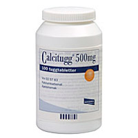 Bild på Calcitugg, tuggtablett 500 mg, 100 st