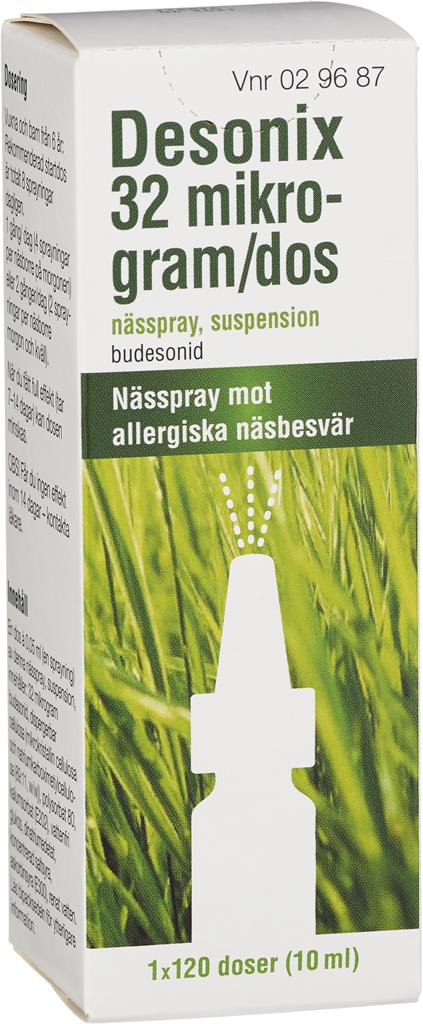 Bild på Desonix, nässpray, suspension 32 mikrogram/dos, 120 doser