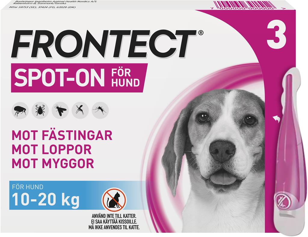 Bild på Frontect 10-20 kg, spot-on, lösning, 3 X 2 ml