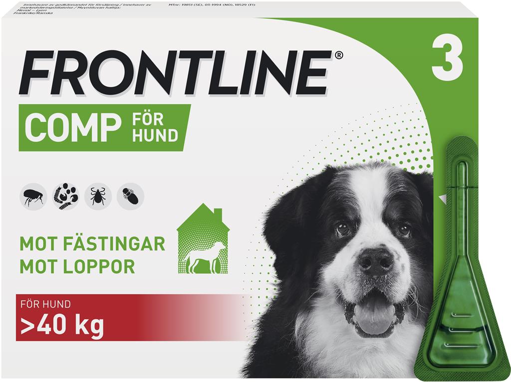 Bild på Frontline Comp, spot-on, lösning 402 mg/361,8 mg, 3 X 4,02 ml