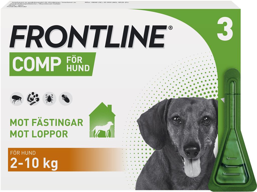 Bild på Frontline Comp, spot-on, lösning 67 mg/60,3 mg, 3 X 0,67 ml