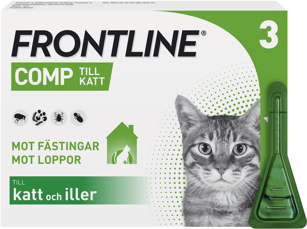 Bild på Frontline Comp, spot-on, lösning 50 mg/60 mg, 3 X 0,5 ml