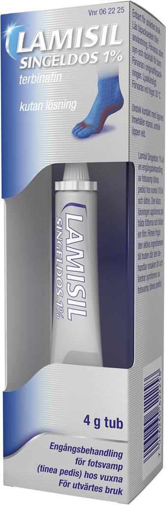Bild på Lamisil Singeldos, kutan lösning 1 % Karo Healthcare AB, 4 g