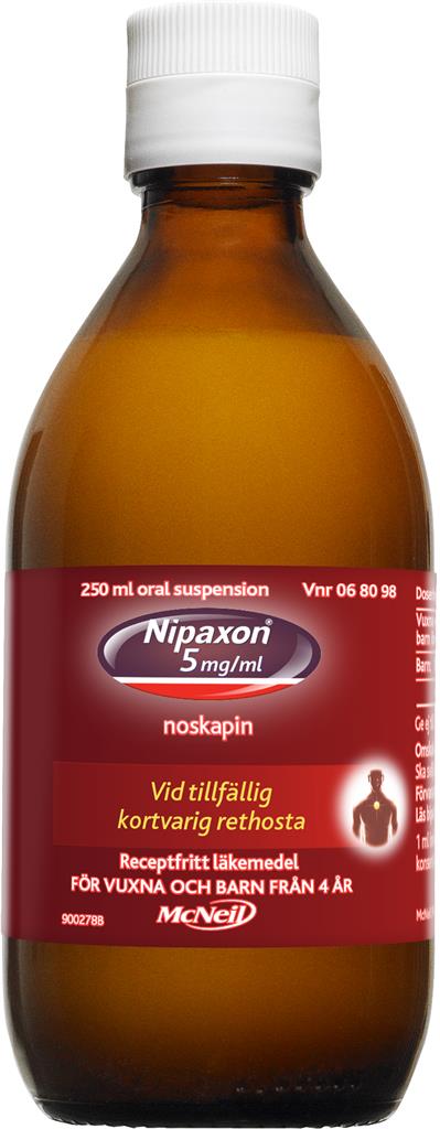 Bild på Nipaxon, oral suspension 5 mg/ml, 250 ml