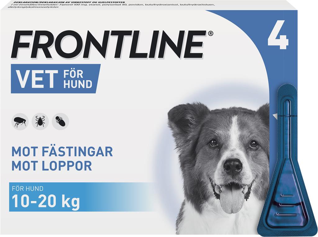 Bild på Frontline vet., spot-on, lösning 100 mg/ml Boehringer Ingelheim Animal Health, 4 X 1,34 ml