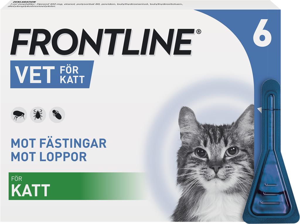 Bild på Frontline vet., spot-on, lösning 100 mg/ml Boehringer Ingelheim Animal Health, 6 X 0,5 ml