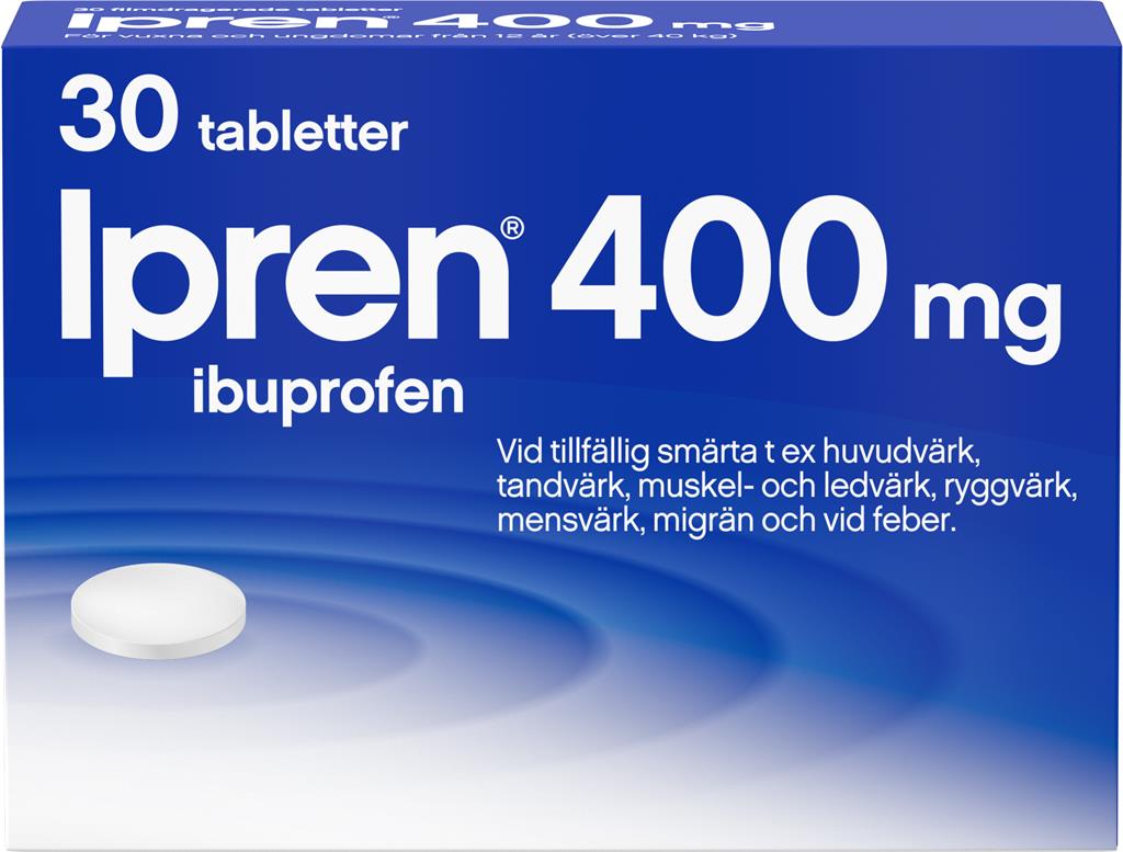 Bild på Ipren, filmdragerad tablett 400 mg, 30 st