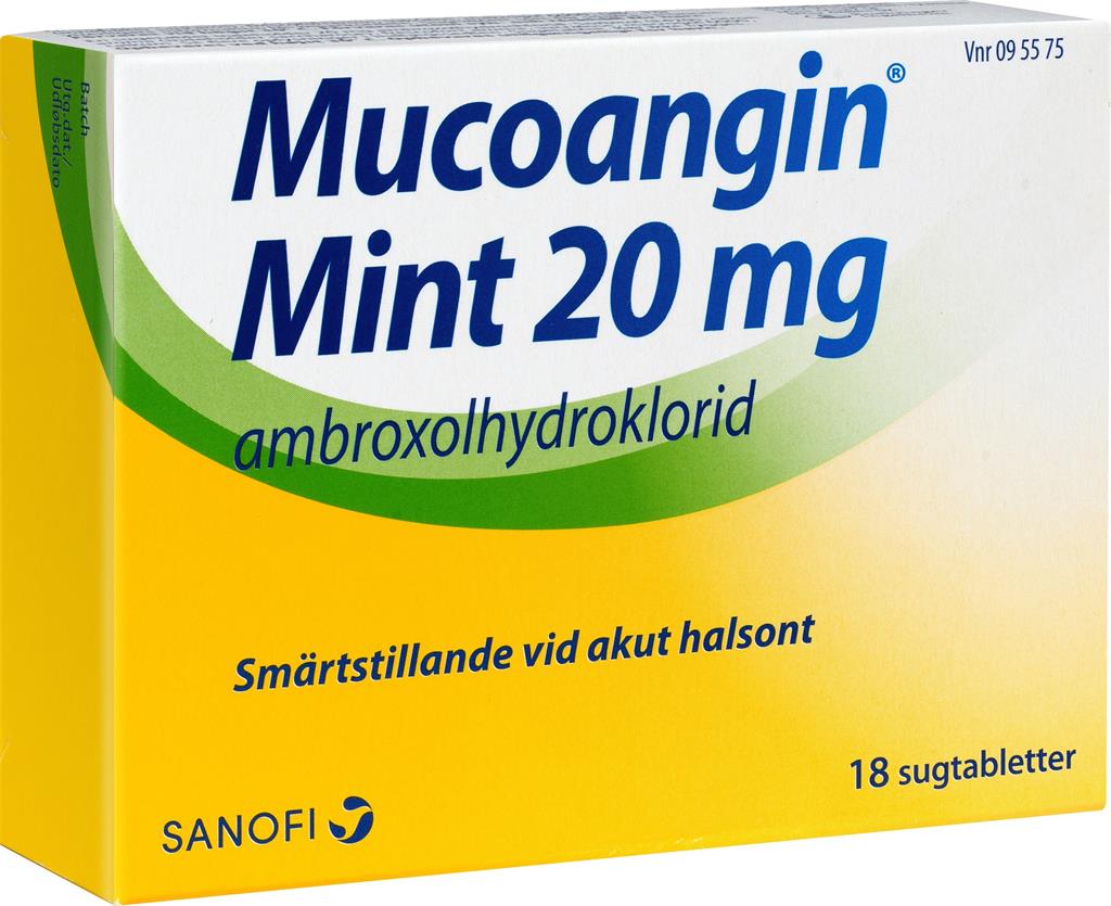 Bild på Mucoangin Mint, sugtablett 20 mg, 18 st