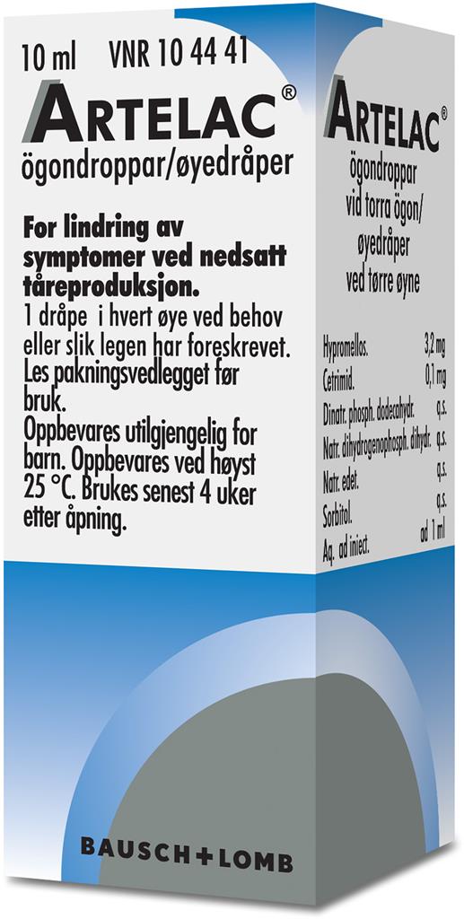 Bild på Artelac, ögondroppar, lösning, 10 ml