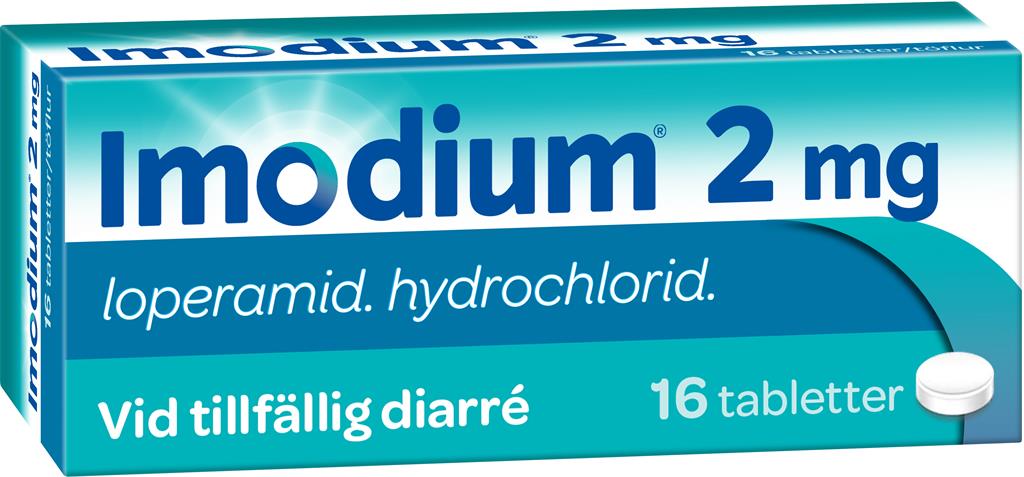 Bild på Imodium, tablett 2 mg, 16 st
