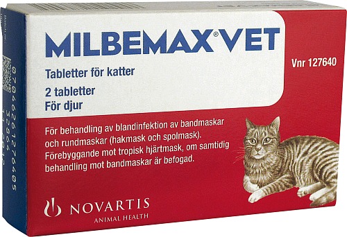 Köp Milbemax vet. för katter, filmdragerad Elanco ApS, 2 st Apoteket.se
