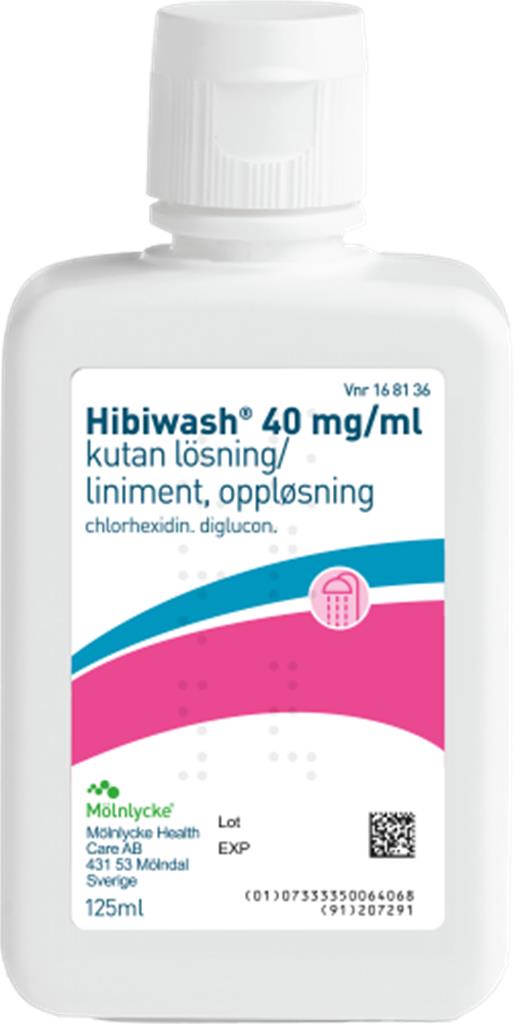 Bild på Hibiwash, kutan lösning 40 mg/ml, 125 ml