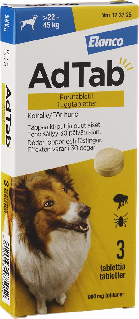 Bild på AdTab, tuggtablett 900 mg, 3 st