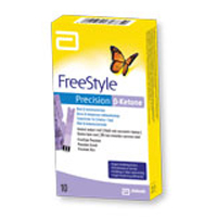 Bild på FreeStyle Precision betaketon, teststickor, 10 styck