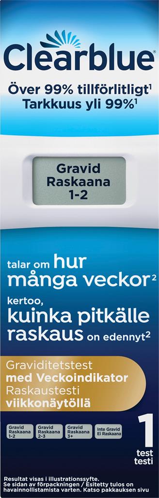 Bild på Clearblue Digital Graviditetstest med veckoindikator, 1 st
