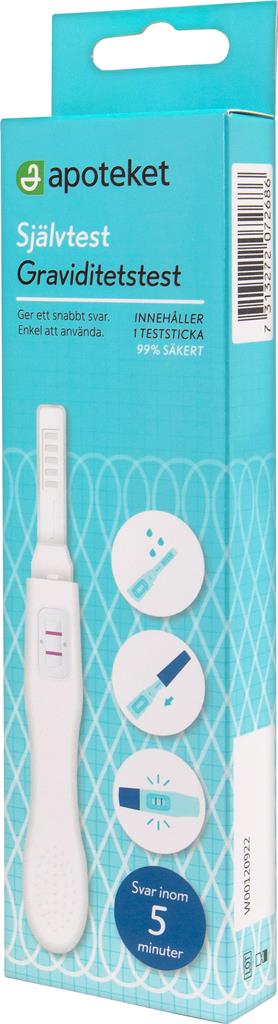 Bild på Apoteket Graviditetstest, 1 st