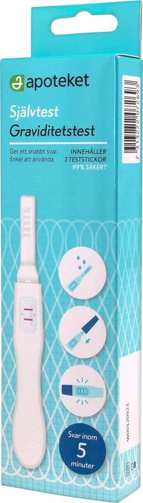 Bild på Apoteket Graviditetstest, 2 st