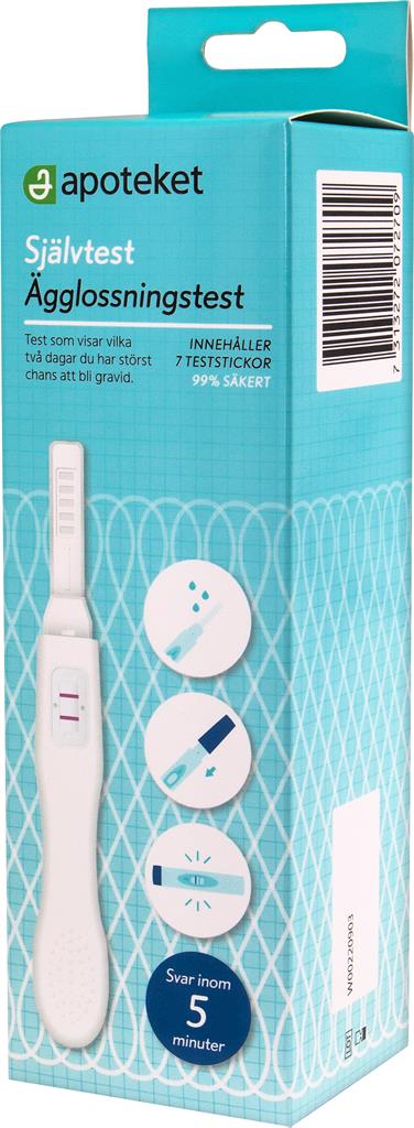 Bild på Apoteket Ägglossningstest, 7 st