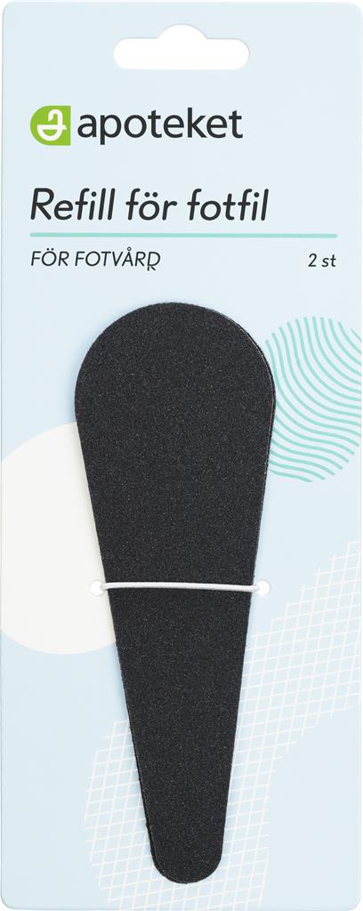 Bild på Apoteket Fotfil refill, 2 st