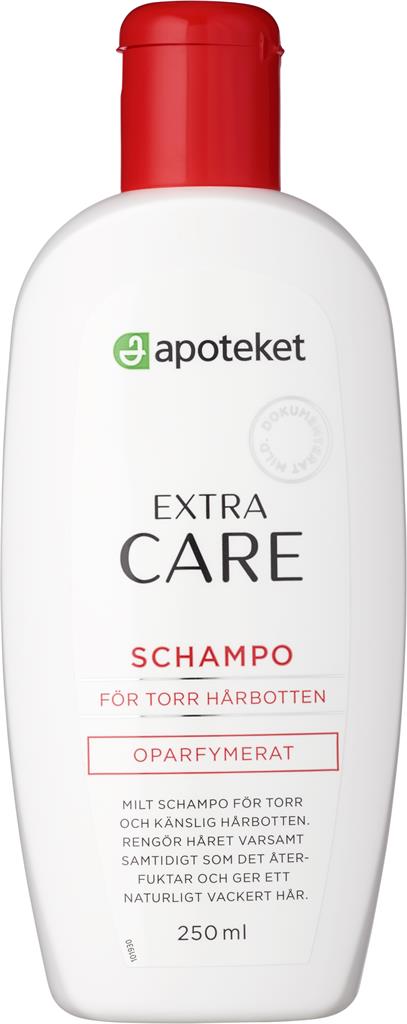 Bild på Apoteket Schampo torr hårbotten oparfymerad, 250 ml