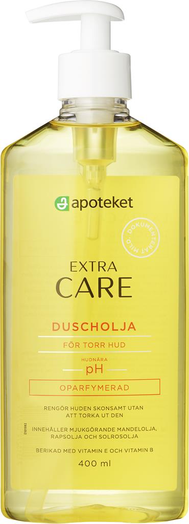 Bild på Apoteket Extra Care Duscholja oparfymerad, 400 ml