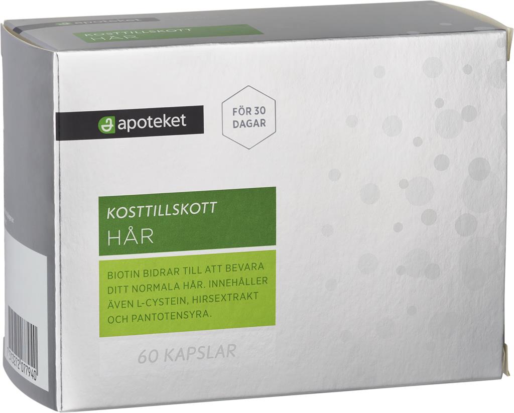 Bild på Apoteket Hår kapslar, 60 st