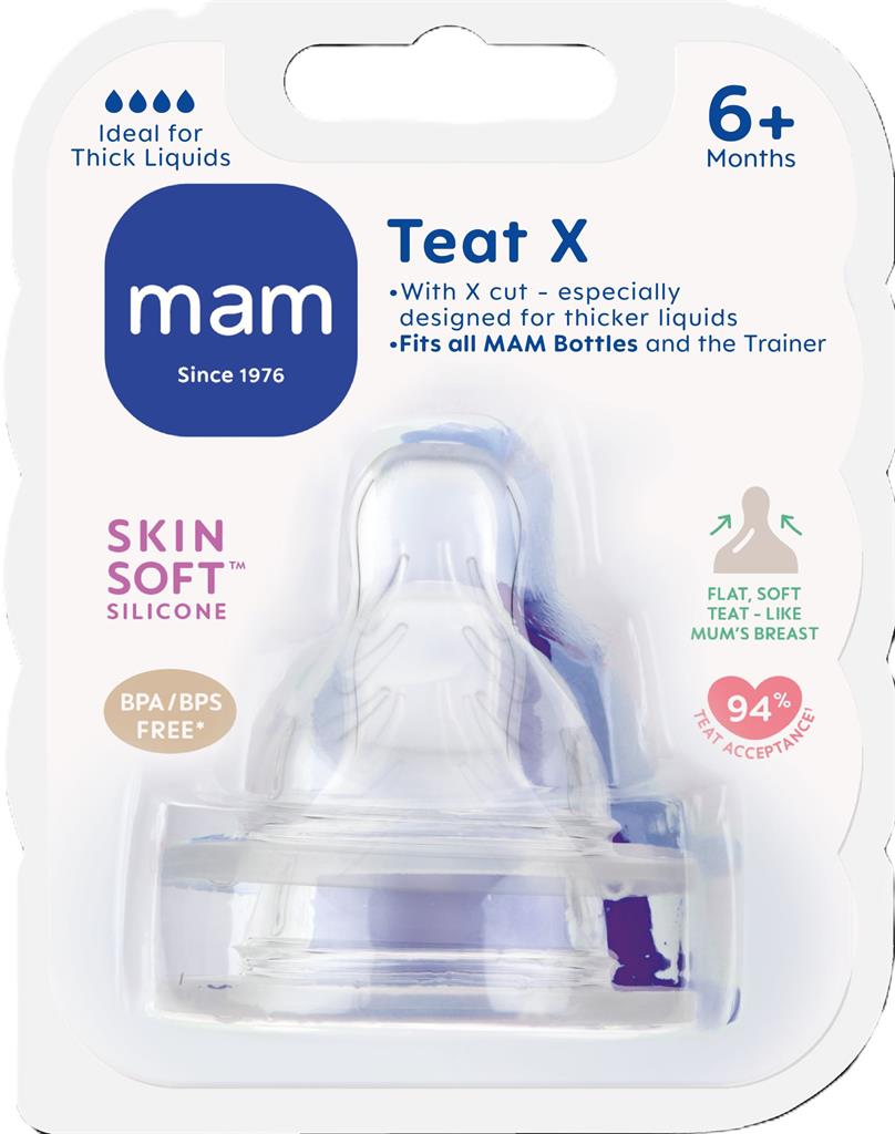 Bild på MAM Teat dinapp kryss, 2 st