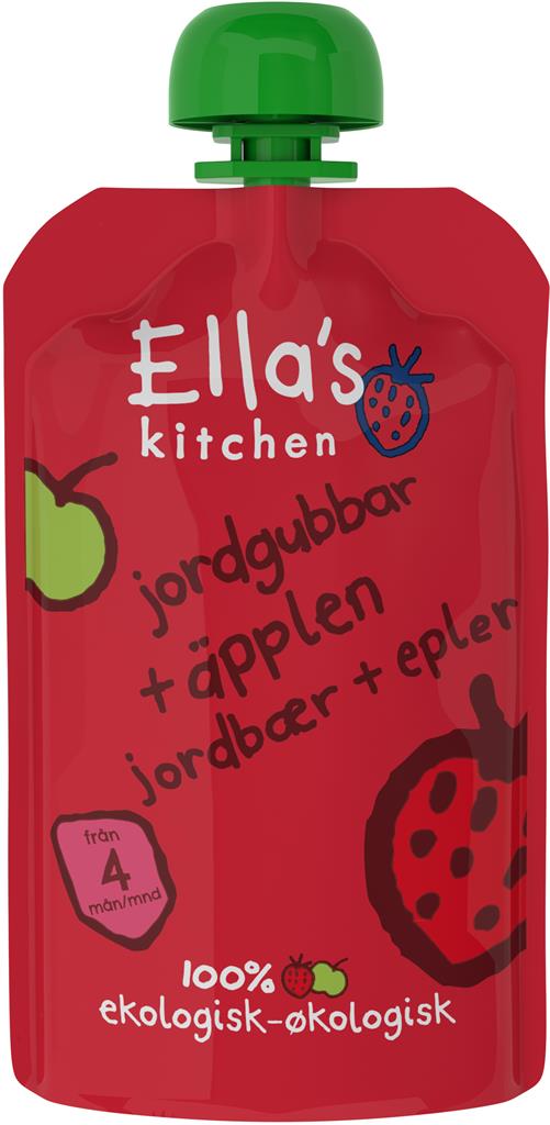 Bild på Ellas Kitchen Jordgubb/Äpple, 120 g