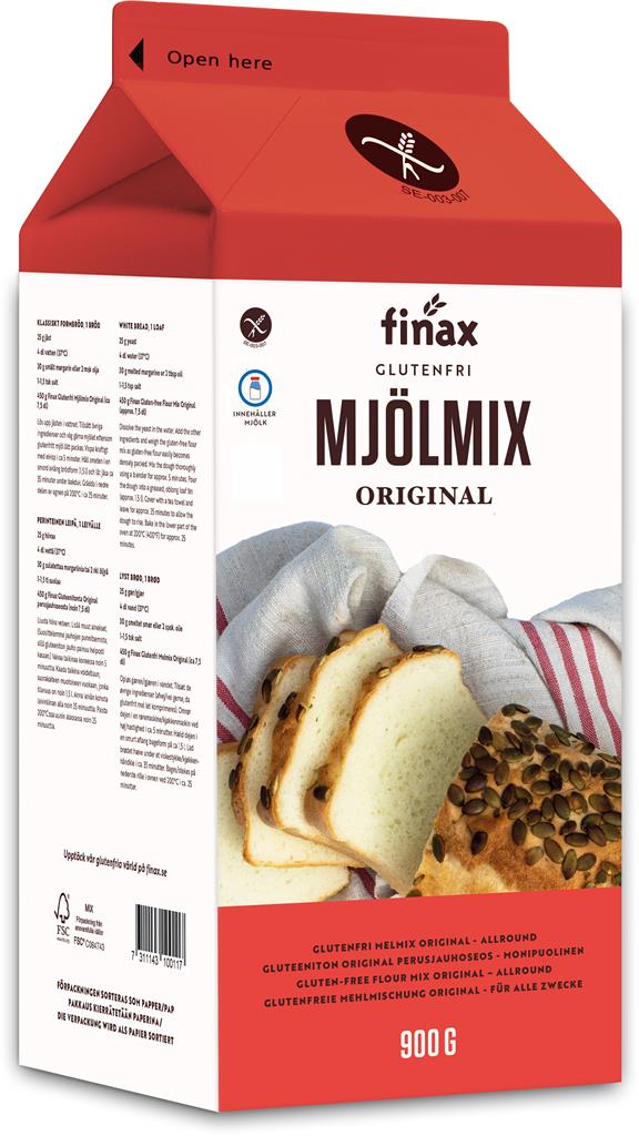 Bild på Finax glutenfri mjölmix, 900 gram