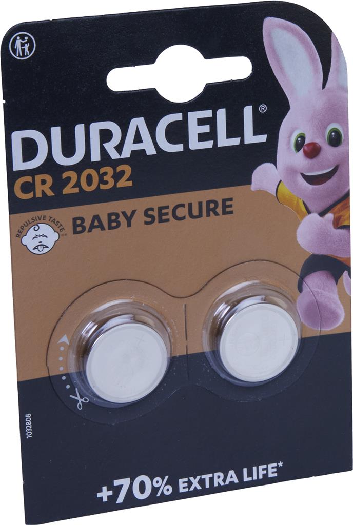 Bild på Batteri Duracell lithium 2032, 2 st