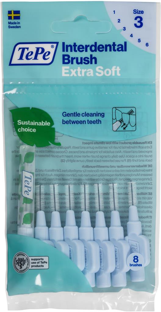 Bild på TePe Mellanrumsborste extra mjuk 0,6mm, 8 st