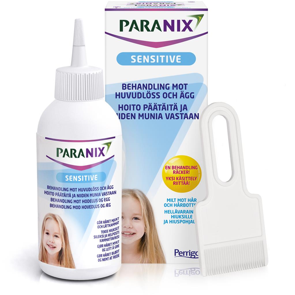 Bild på Paranix Sensitive m. kam, 150 ml