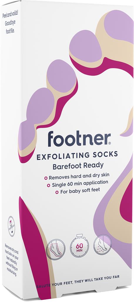 Bild på Footner Exfoliating socks, 1 par