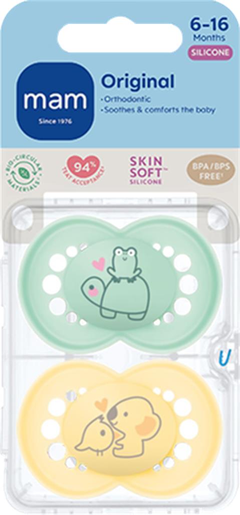 Bild på MAM Original Silk Mix 6-16m , 2 st