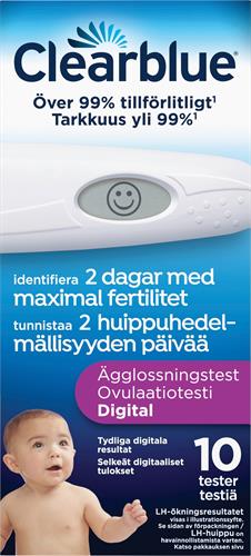 Sindsro Es Tilbageholdelse Köp Clearblue Digital äggloss test, 10 st | Apoteket.se