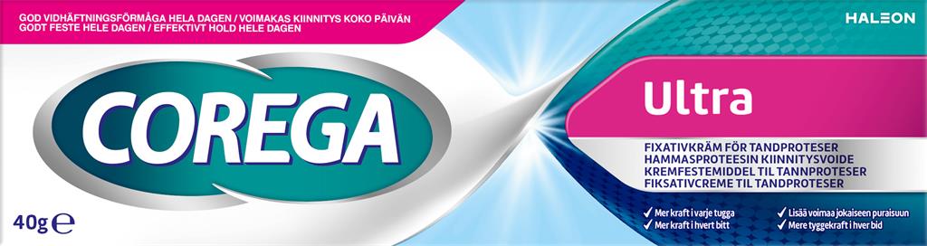 Bild på Corega Ultra kräm, 40 ml
