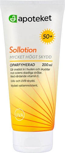 Bild på Apoteket Sollotion SPF 50+, 200 ml