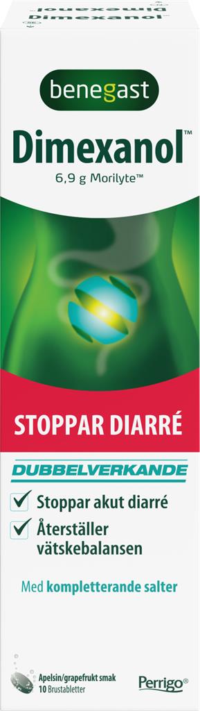 Bild på Dimexanol Vuxen brustabl., 10 st